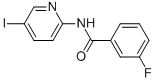 BENZAMIDE, 3-FLUORO-N-(5-IODO-2-PYRIDINYL)- 结构式