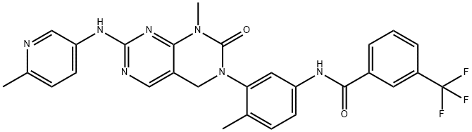BenzaMide, N-[3-[1,4-dihydro-1-Methyl-7-[(6-Methyl-3-pyridinyl)aMino]-2-oxopyriMido[4,5-d]pyriMidin-3(2H)-yl]-4-Methylphenyl]-3-(trifluoroMethyl)-|GNF-7