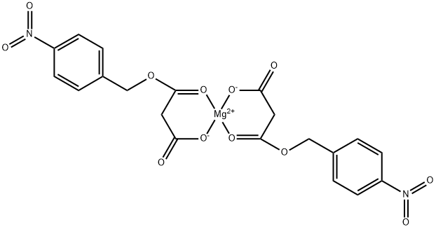 Magnesium mono-p-nitrobenzyl malonate Struktur