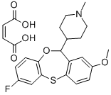 83975-62-6 Piperidine, 4-(7-fluoro-2-methoxy-11H-dibenz(b,e)(1,4)oxathiepin-11-yl )-1-methyl-, (Z)-2-butenedioate (1:1)