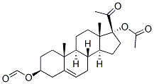 3beta,17-dihydroxypregn-5-en-20-one 17-acetate 3-formate 结构式