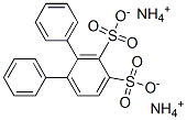 [terphenyl]disulphonic acid, ammonium salt Structure