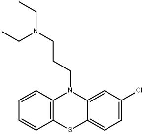 氯丙沙嗪,84-01-5,结构式