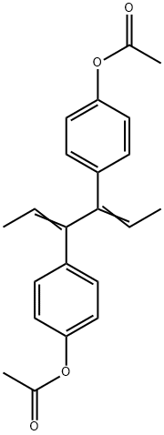 醋酸双烯雌酚, 84-19-5, 结构式