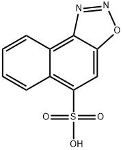 naphth[1,2-d][1,2,3]oxadiazole-5-sulphonic acid 结构式