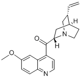 (8S)-6'-メトキシシンコナン-9-オン 化学構造式