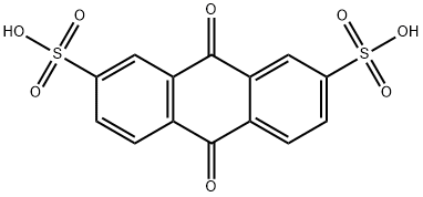 2,7-ANTHRAQUINONE DISULFONIC ACID Struktur