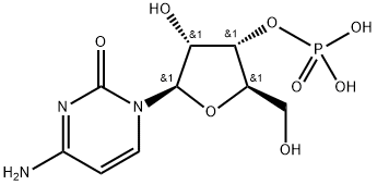 胞啶3'-单磷酸 结构式