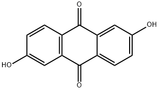アントラフラビン酸 化学構造式