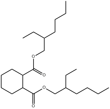 1,2-环己烷二甲酸双(2-乙基己基)酯, 84-71-9, 结构式