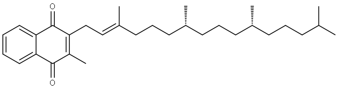 维生素K1,84-80-0,结构式