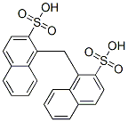 1,1'-methylenebisnaphthalene-2-sulphonic acid  Struktur
