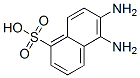 5,6-ジアミノ-1-ナフタレンスルホン酸 化学構造式