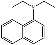 N,N-ジエチル-1-ナフチルアミン 化学構造式