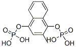 2-Methyl-1,4-naphthalenediol bis(dihydrogen phosphate) 结构式