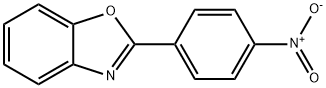 2-(4-ニトロフェニル)ベンゾオキサゾール 化学構造式
