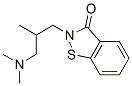 2-[3-(dimethylamino)-2-methylpropyl]-1,2-benzisothiazol-3(2H)-one Struktur