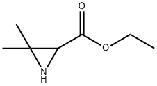 2-Aziridinecarboxylicacid,3,3-dimethyl-,ethylester(9CI) Struktur