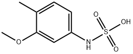 (3-methoxy-4-tolyl)sulphamic acid 结构式