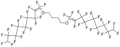 1,1'-[butane-1,4-diylbis(oxy)]bis[heptadecafluorononene] 结构式