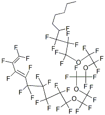 tetratriacontafluoro-10,13,16,19-tetraoxaoctacosadiene Structure
