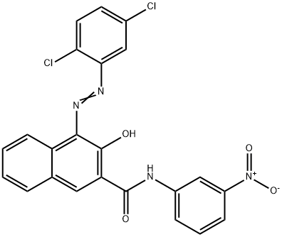 4-[(2,5-dichlorophenyl)azo]-3-hydroxy-N-(3-nitrophenyl)naphthalene-2-carboxamide Structure