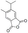 5-メチル-6-(1-メチルエチル)-1,3-イソベンゾフランジオン 化学構造式