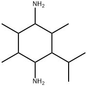6-(isopropyl)-2,3,5-trimethylcyclohexane-1,4-diamine Struktur