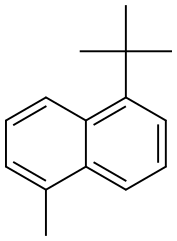 1-(tert-butyl)-5-methylnaphthalene Struktur