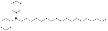 dicyclohexyloctadecylphosphine Structure