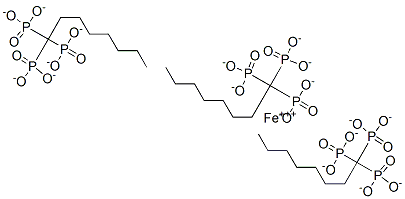 iron(3+) trioctyl triphosphonate 结构式