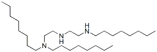 N,N-dioctyl-N'-[2-(octylamino)ethyl]ethylenediamine 结构式