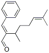3,7-ジメチル-2-フェニルメチレン-6-オクテナール 化学構造式