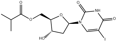 5-ヨード-2'-デオキシウリジン5'-イソブチラート 化学構造式