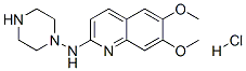 2-PIPERAZINE-4-AMINO-6,7-DIMETHOXY QUINOLINE HYDROCHLORIDE Struktur