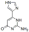 4(1H)-Pyrimidinone,  2-amino-6-(1H-imidazol-4-yl)-  (9CI) Structure