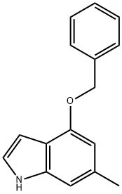 4-BENZYLOXY-6-METHYL INDOLE Struktur