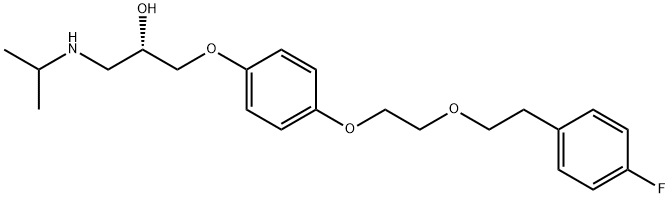 Flusoxolol Structure