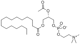 3,5,9-Trioxa-4-phosphapentacosan-1-aminium,7-(acetyloxy)-4-hydroxy-N,N,N-trimethyl-10-oxo-,innersalt,4-oxide,(S] Struktur