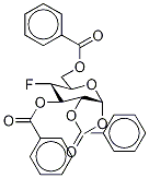 α-D-galactopyranoside,methy-4-deoxy-4-fluoro-,tribenzoate Structure