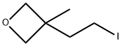 3-(2-碘乙基)-3-甲基氧杂环丁烷 结构式