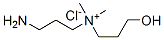 3-aminopropyl-3-hydroxypropyldimethylammonium chloride Structure