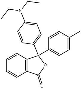 3-[4-(diethylamino)phenyl]-3-(p-tolyl)phthalide Struktur