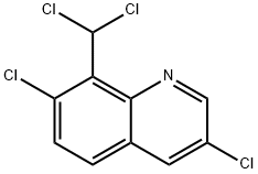 3，7-dichloro-8-dichloro methyl quinoline Struktur