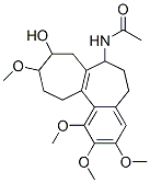 Acetamide, N-(5,6,7,8,9,10,11,12-octahydro-9-hydroxy-1,2,3,10-tetramet hoxybenzo(a)heptalen-7-yl)- Struktur