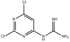 2,6-dichloro-4-guanidino-pyrimidine Struktur
