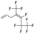 5,6,6,7,7,7-hexafluoro-4-(trifluoromethyl)hepta-1,4-diene Struktur