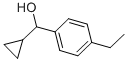 alpha-cyclopropyl-4-ethylbenzyl alcohol Structure