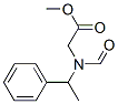 methyl N-formyl-N-(1-phenylethyl)glycinate 结构式