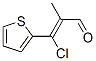 3-chloro-3-(2-thienyl)methacrylaldehyde 结构式